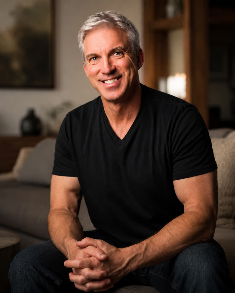 Andy, founder of StoryHouse, at home
